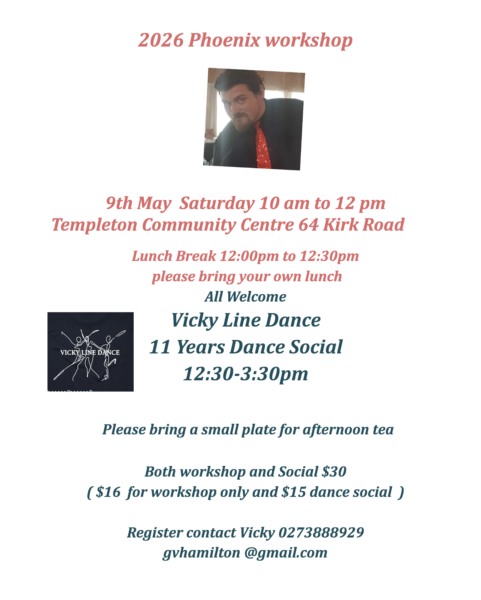 Vicky Line Dance Workshop With Phoenix Adamson & 11 Years Dance Social